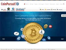 Tablet Screenshot of coinpursuit.com